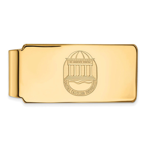 Coastal Carolina University Money Clip Crest in 10k Yellow Gold by LogoArt MPN: 1Y023CCU