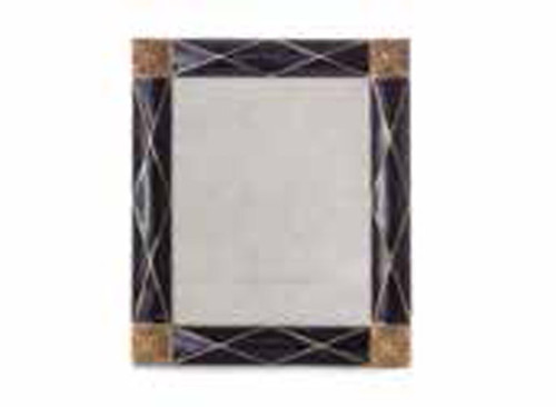 Jay Strongwater Alex Black Argyle 3 x 4 Inch Picture Frame MPN: SPF5829-273