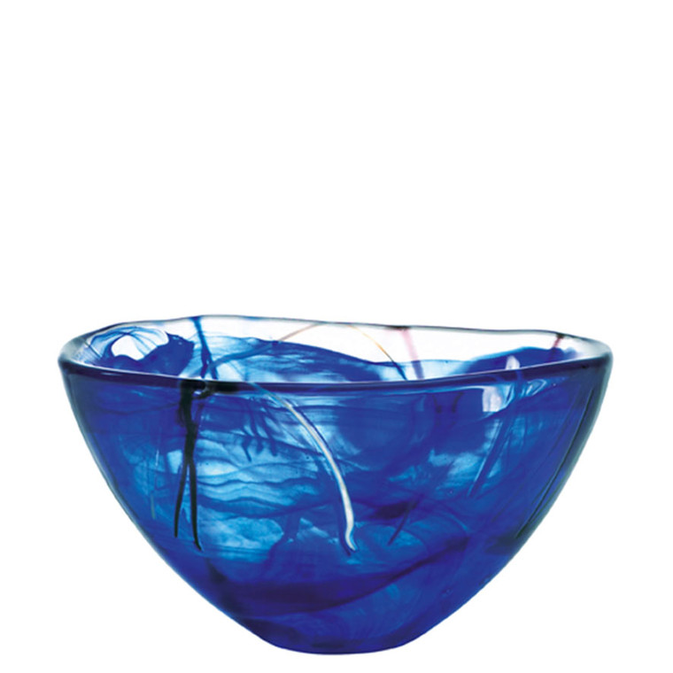 Kosta Boda Contrast Bowl Blue Medium MPN: 7050612 Designed by Anna Ehrner