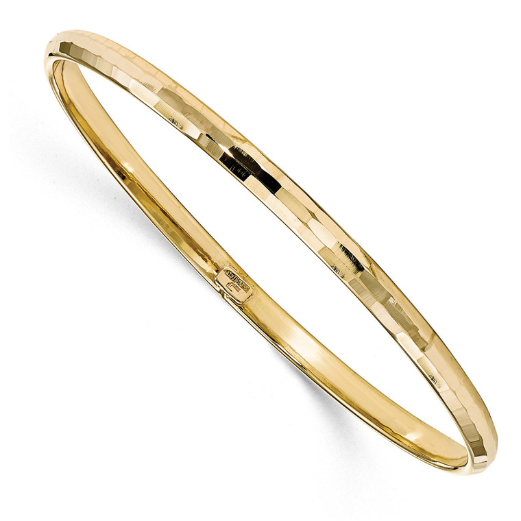Bangle 10k Gold Polished by Leslie's Jewelry MPN: 10LF553, UPC: 191101753794