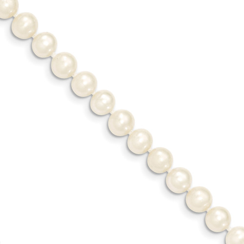 Fashion Women Lady Freshwater Cultured Pearl Bracelet 7 Inch 5-6mm Jewelry Gifts