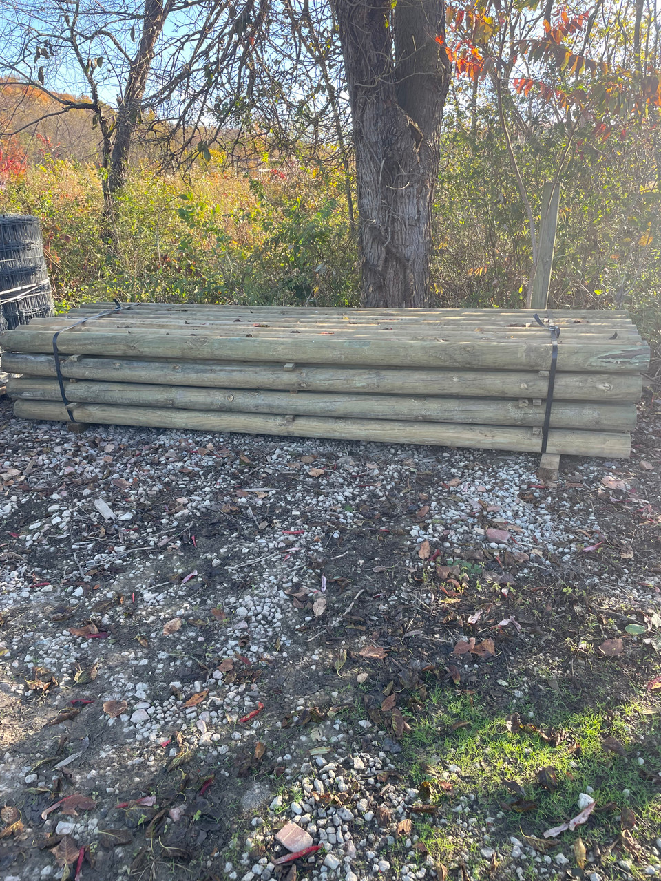 Southern Yellow Pine Treated Cylinder Post - 5" x 12' Southern Yellow Pine Treated Cylinder Post - 5" x 12'