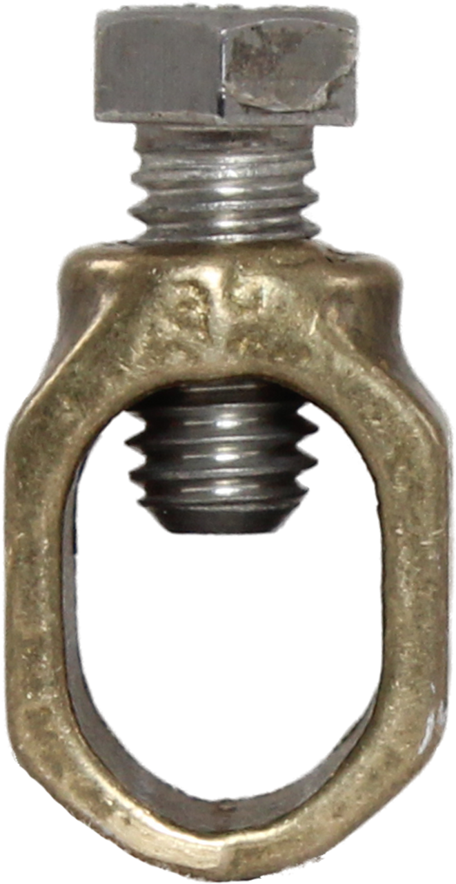 Powerfields 5/8" Brass Ground Rod Clamp