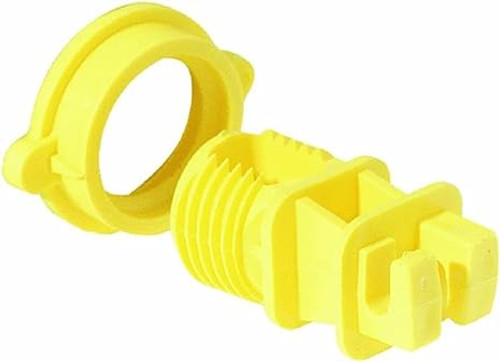 INSULATOR-SCREW-ON ROD INSULATORS - YELLOW
