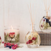 Nature's Gift - Geranium Rosa - Scented Gel Candle Vase