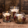 Seasonal Collection - Nutmeg, Ginger & Spice - Natural Wax Scented Candle - Gel Fishbowl