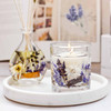 Nature's Gift - Lilac & Lavender -  Scented Natural Wax Gel Candle Tumbler (120 x 100mm)