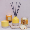 Elements - Energy - Bitter Orange & Coriander - Botanical Wax Scented Gel Candle (90 x 80mm)