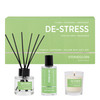 Wellbeing - De-Stress - Gift Set - Scented Votive  Candle (65 x 55mm) - Scented Reed Diffuser (50ml) - Scented Pillow Mist (50ml)