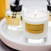 Wellbeing - Wake Up - Lemon | Mandarin | Lemongrass - Essential Oil Scented Soy Candle (220gm)