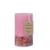 Blush Rose & Peony Scented Pillar Candle