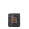 Metallique - Truffle D'Orient  -  600 grams Short Scented Pillar Candle