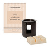 Modern Classics - Orris & Ylang Ylang Scented Ceramic Wax Melter & Soy Wax Melt Bar Discovery Set