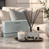 Modern Classics - Sea Salt & Oakmoss - Gift Set - 120ml Scented Reed Diffuser, 15ml Scented Home Mist, Scented Mini Candle