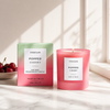 Sol - Popped Cherry - Soy Wax Scented Candle Tumbler (90 x 80mm) - Red Glass