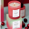 Sol - Popped Cherry - Soy Wax Scented Candle Tumbler (90 x 80mm) - Red Glass