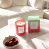 Sol - Popped Cherry - Soy Wax Scented Candle Tumbler (90 x 80mm) - Red Glass