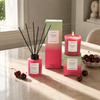 Sol - Popped Cherry - Soy Wax Scented Candle Tumbler (90 x 80mm) - Red Glass