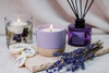 Lavender & Mint Scented Soy Wax Candle