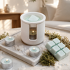 Modern Classics - Sea salt & Oakmoss  - Scented Tealight Candles (37 x 22mm) 180g