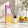 Sol - Sunlit Yuzu - Scented Reed Diffuser 130ml - Yellow Glass