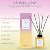 Sol - Sunlit Yuzu - Scented Reed Diffuser 130ml - Yellow Glass