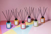 Sol - Spun Sugar - Scented Reed Diffuser 130ml - Purple Glass