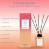 Sol - Peach Fuzz - Scented Reed Diffuser 130ml - Orange Glass