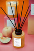 Sol - Peach Fuzz - Scented Reed Diffuser 130ml - Orange Glass