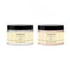 Grapefruit & Mimosa - Scented Body Scrub & Bath Salts Gift Set Bundle
