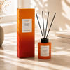 Sol - Sugar 'n' Spice - Scented Reed Diffuser 130ml - Dark Orange  Glass
