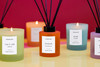 Sol - Sugar 'n' Spice - Scented Reed Diffuser 130ml - Dark Orange  Glass