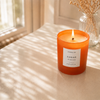 Sol - Sugar 'n' Spice - Soy Wax Scented Candle Tumbler (90 x 80mm) - Dark Orange Glass