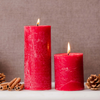 Seasonal - Cosy Vibes - Nutmeg, Ginger & Spice Scented Tall Pillar (69 x 160mm)
