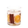 Seasonal - Festive Wishes - Orange, Cinnamon & Clove Scented Natural Wax Vase (120 x 100mm)