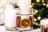 Seasonal - Festive Wishes - Orange, Cinnamon & Clove Scented Natural Wax Vase (120 x 100mm)