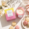 Sol - Vanilla Delight - Soy Wax Scented Candle Tumbler (90 x 80mm) - Pink Glass