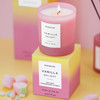 Sol - Vanilla Delight - Soy Wax Scented Candle Tumbler (90 x 80mm) - Pink Glass
