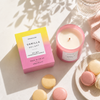 Sol - Vanilla Delight - Soy Wax Scented Candle Tumbler (90 x 80mm) - Pink Glass
