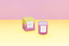 Sol - Vanilla Delight - Soy Wax Scented Candle Tumbler (90 x 80mm) - Pink Glass