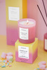 Sol - Vanilla Delight - Soy Wax Scented Candle Tumbler (90 x 80mm) - Pink Glass