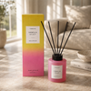 Sol - Vanilla Delight - Scented Reed Diffuser 130ml - Pink Glass