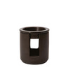 Pomegranate & Spiced Woods Melt Bar & Ceramic Black Wax Melter Bundle