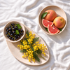Grapefruit & Mimosa Melt Bar & Ceramic Black Wax Melter Bundle