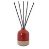 Fire Reed Diffuser Refill, Diffuser Pot & Natural Reed Sticks Bundle