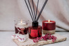 Fire Reed Diffuser Refill, Diffuser Pot & Natural Reed Sticks Bundle