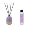 Moon Reed Diffuser Refill, Diffuser Pot & Natural Reed Sticks Bundle