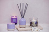 Moon Reed Diffuser Refill, Diffuser Pot & Natural Reed Sticks Bundle