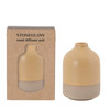 Wood Reed Diffuser Refill, Diffuser Pot & Natural Reed Sticks Bundle