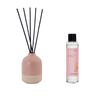 Light Reed Diffuser Refill, Diffuser Pot & Natural Reed Sticks Bundle